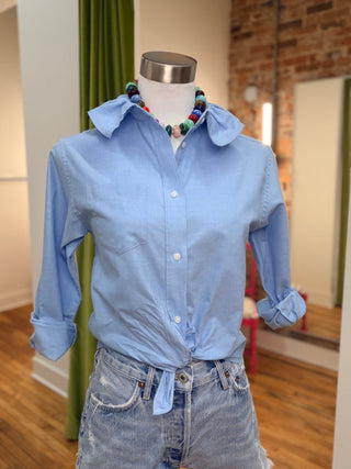 The Tailored Frill Vintage Button Up- Small/Medium - The South Apparel