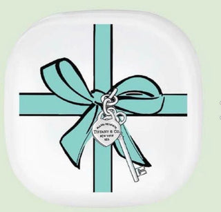 TOSS LED Compact Mirror - Blue Bow - The South Apparel