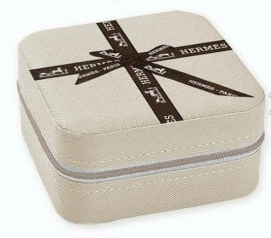 TOSS Travel Jewelry Box - Brown Bow - The South Apparel