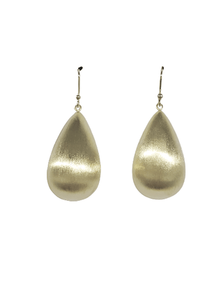 Tranquility Earrings in Brushed 18K Gold - The South Apparel