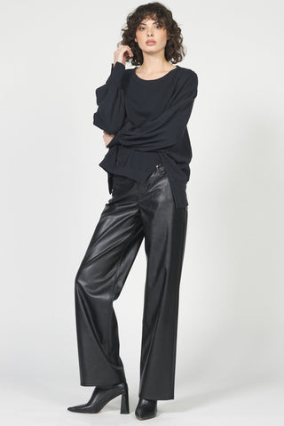 Trenton Top in Black - The South Apparel