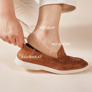 Mid-Cut No Show Socks, 3 Pack, Multi-Color