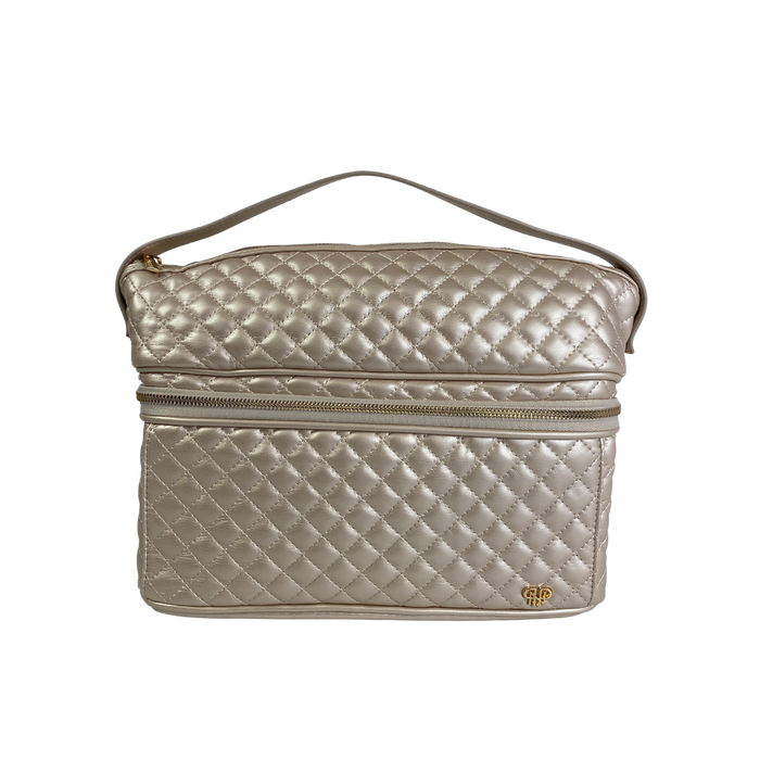 Stylist Travel Bag in Pearl Quilted