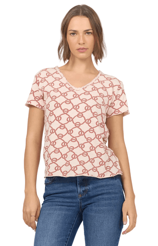 Vanya Short Sleeve Tee in Waverly Knot - The South Apparel
