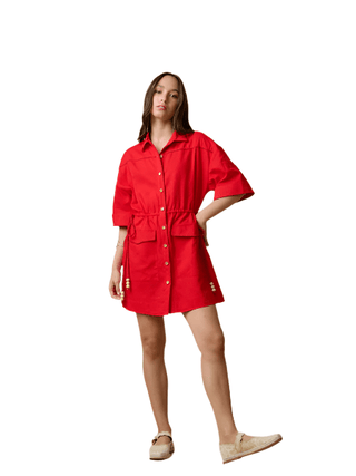 Venice Dress in Red - The South Apparel