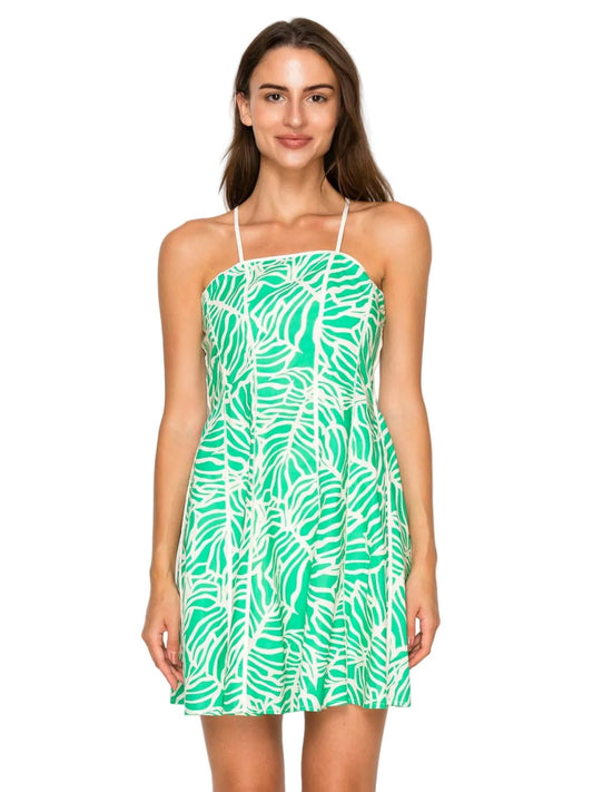 Verde Palms Mini Dress - The South Apparel