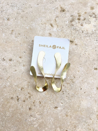 Yoo - Hoo Studs in Brushed 18K Gold Plated - The South Apparel