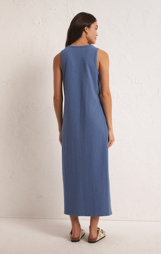 Z Supply Mystic Midi Dress in Stormy - The South Apparel