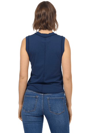 Zo Tank Top in Black Iris - The South Apparel