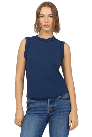 Zo Tank Top in Black Iris - The South Apparel