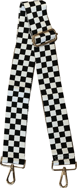 ah!dorned Adjustable Bag Strap Black/White Tile - The South Apparel