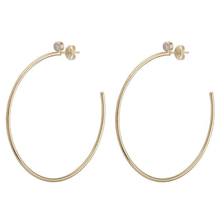 Sheila Fajl Briana Hoops - Brushed Gold - The South Apparel