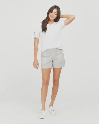 SPANX Stretch Twill Shorts - Gray - The South Apparel